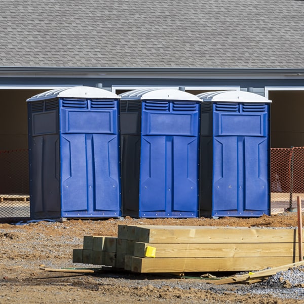 is there a specific order in which to place multiple porta potties in Elkton TN